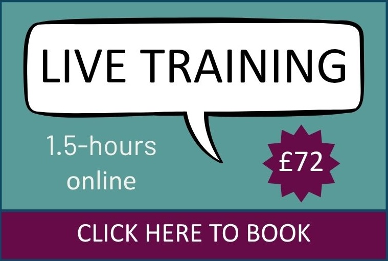 Live Training — £72 — Click here to book